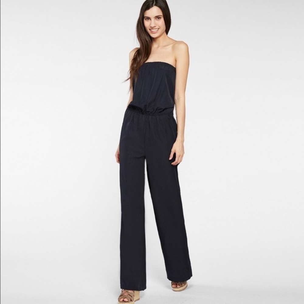Threads 4 Thought Black Jumpsuit New Strapless L